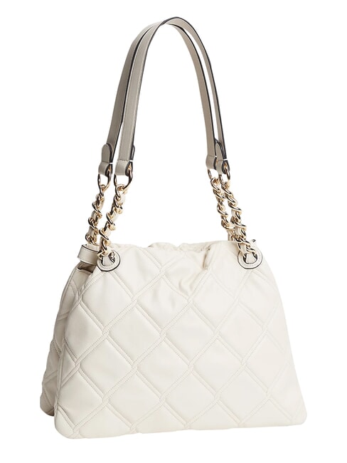 TH FEMININE Gesteppte Schultertasche weiche Creme - Damentaschen