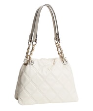 TOMMY HILFIGER TH FEMININE Gesteppte Schultertasche weiche Creme - Damentaschen - 3