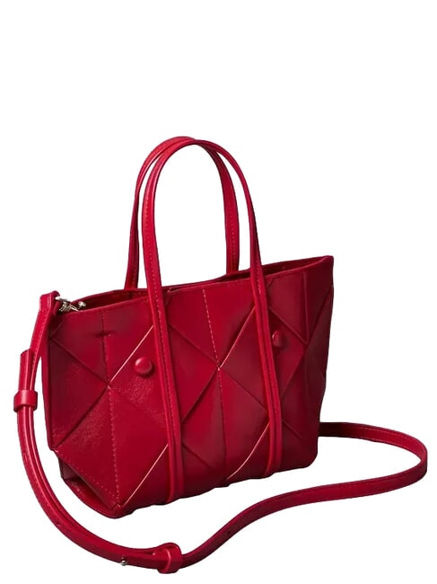 WOVEN Handtasche mit Schulterriemen Bordeaux-Wein - Damentaschen