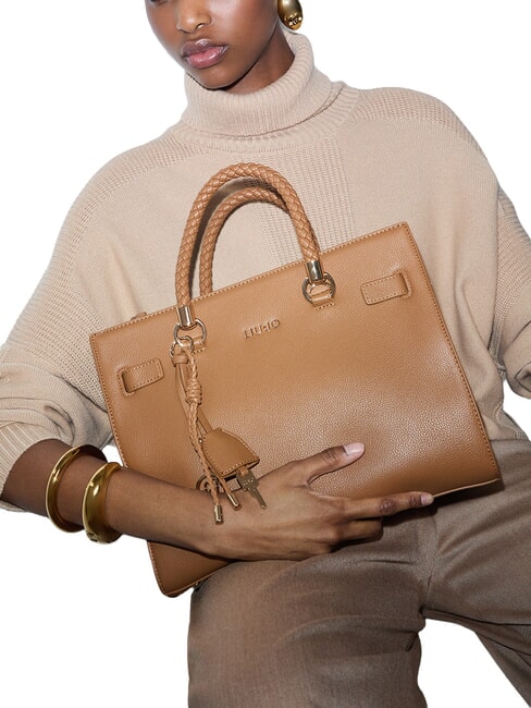 MANHATTAN Handtaschen-Shopper mit Schulterriemen Wildleder- - Damentaschen