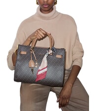 LIUJO MANHATTAN Handtaschen-Shopper mit Schulterriemen Wildleder- - Damentaschen - 2