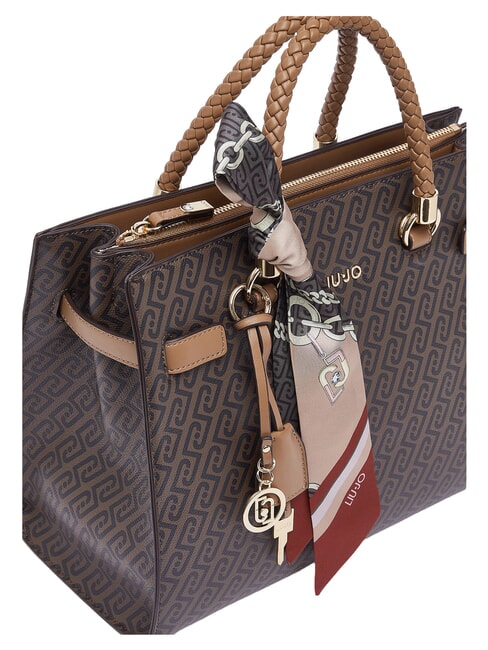 MANHATTAN Handtaschen-Shopper mit Schulterriemen Wildleder- - Damentaschen