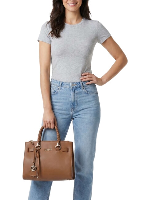 MANHATTAN Handtasche mit Schulterriemen Wildleder- - Damentaschen