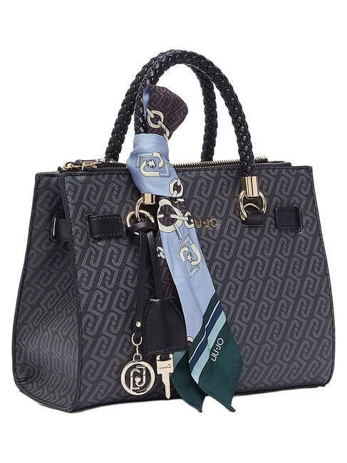 MANHATTAN Handtasche mit Schulterriemen SCHWARZ - Damentaschen