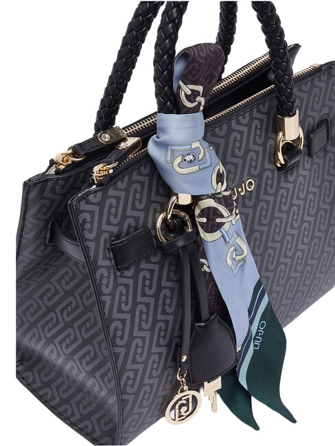 MANHATTAN Handtasche mit Schulterriemen SCHWARZ - Damentaschen