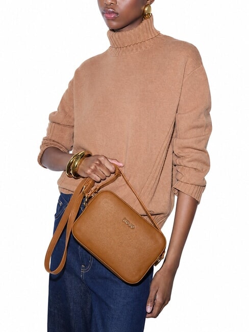 MANHATTAN Mini-Tasche mit verstellbarem Schultergurt Wildleder- - Damentaschen
