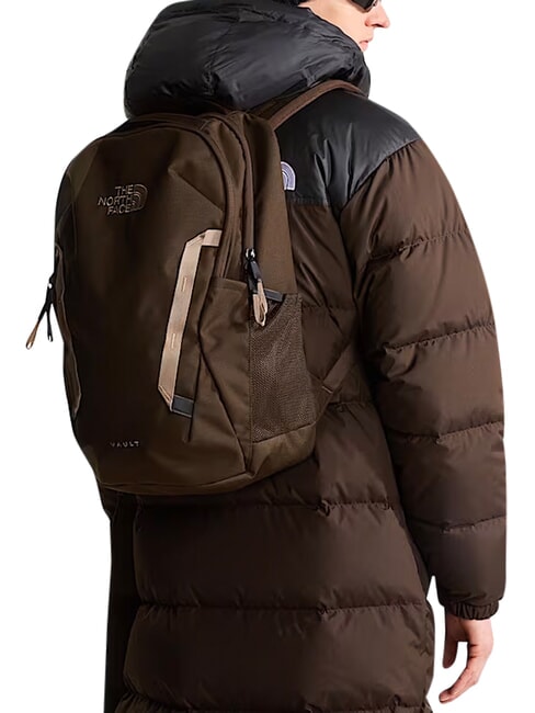 VAULT 13" Laptop-Rucksack dunkelbraun/granat - Rucks&auml;cke f&uuml;r Schule &amp; Freizeit