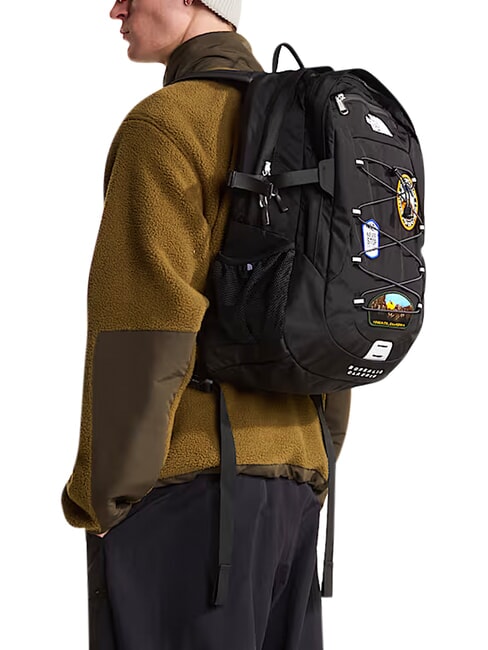 BOREALIS CLASSIC Reiserucksack TNF Schwarz/Asphaltgrau/Patch - Rucks&auml;cke f&uuml;r Schule &amp; Freizeit