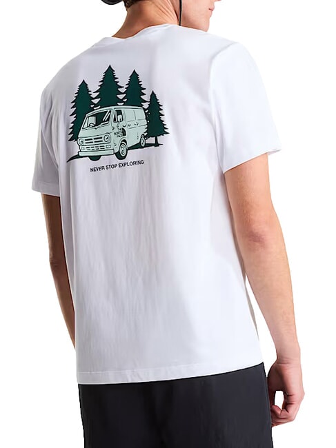VAN LIFE Kurzarm-T-Shirt, 100 % Baumwolle tnf wei&szlig; - Herren-T-Shirts