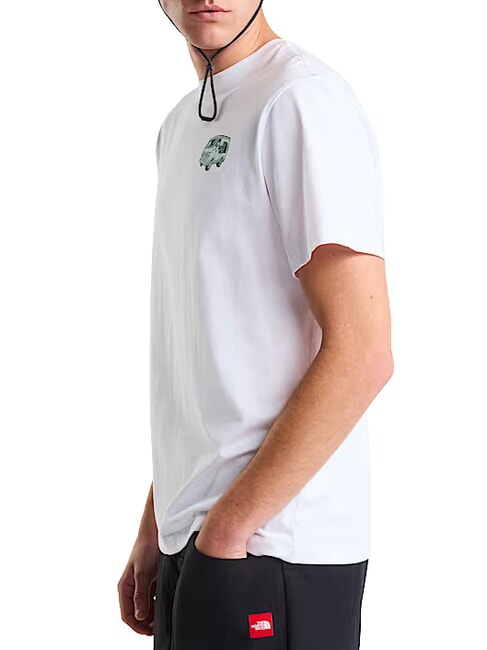 VAN LIFE Kurzarm-T-Shirt, 100 % Baumwolle tnf wei&szlig; - Herren-T-Shirts