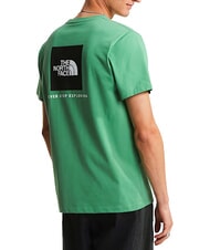 THE NORTH FACE EVOLUTION BOX Kurzarm-T-Shirt, 100 % Baumwolle ged&auml;mpfte Algen - Herren-T-Shirts - 2