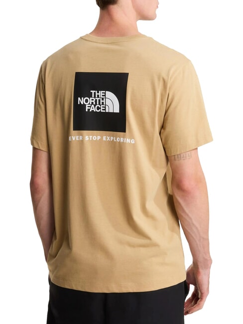 EVOLUTION BOX Kurzarm-T-Shirt, 100 % Baumwolle Khaki-Stein - Herren-T-Shirts