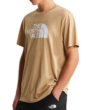 THE NORTH FACE EVOLUTION HALF Kurzarm-T-Shirt aus reiner Baumwolle Khaki-Stein - Herren-T-Shirts - 3
