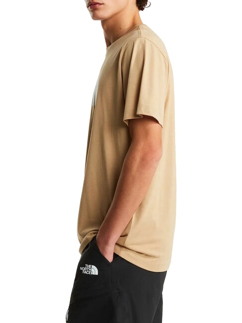 EVOLUTION HALF Kurzarm-T-Shirt aus reiner Baumwolle Khaki-Stein - Herren-T-Shirts