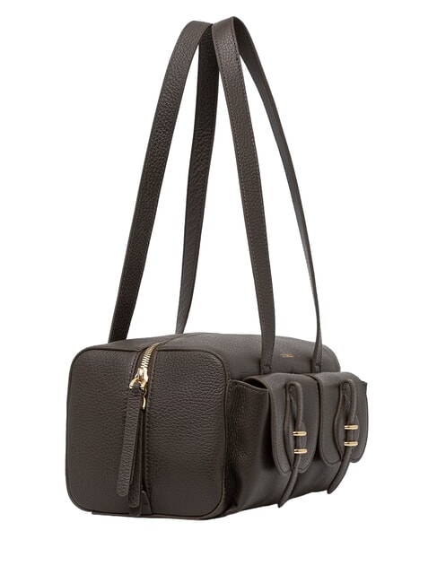 MAVERY POCKET Schultertasche aus Leder Dreck - Damentaschen