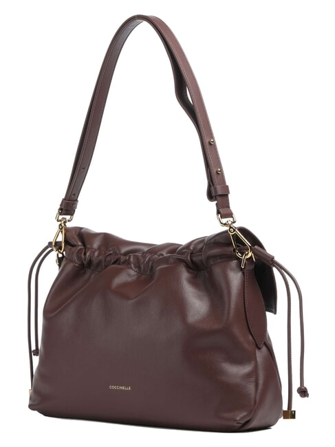 LIDIA Schultertasche, Leder Beere - Damentaschen