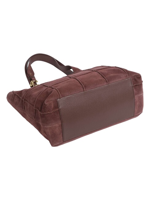 C-EASY CHECK E Weiche Schultertasche Beere - Damentaschen