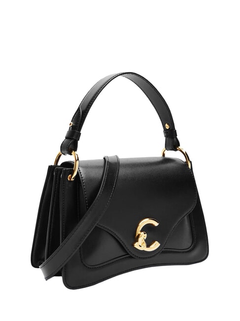 C-ME CALF Handtasche mit Schulterriemen Schwarz - Damentaschen