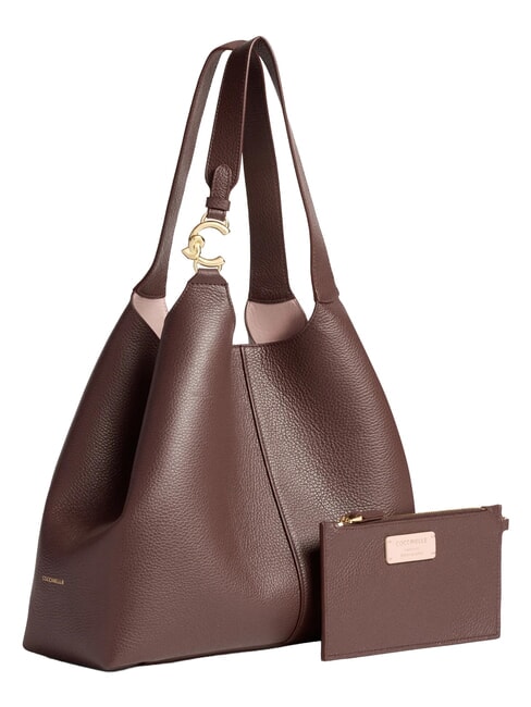 C-EASY Schultertasche mit Clutch Beere - Damentaschen