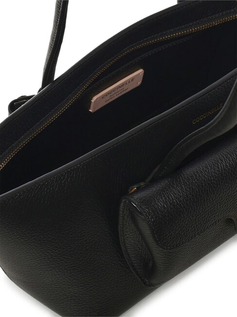 DOUBLE BEAT Shopperin mit Clutch Schwarz - Damentaschen