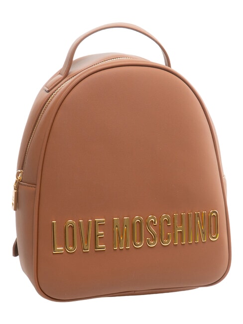 BOLD LOVE Kleiner Rucksack mit gepr&auml;gtem Logo Kastanie - Damentaschen