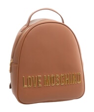 LOVE MOSCHINO BOLD LOVE Kleiner Rucksack mit gepr&auml;gtem Logo Kastanie - Damentaschen - 4