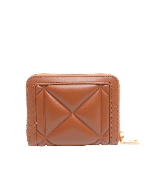 EMBOSSED Kleine Geldb&ouml;rse mit Rei&szlig;verschluss Kastanie - Brieftaschen Damen