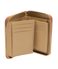 LOVE MOSCHINO EMBOSSED Kleine Geldb&ouml;rse mit Rei&szlig;verschluss Kastanie - Brieftaschen Damen - 4