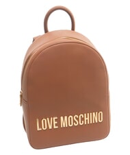 LOVE MOSCHINO BOLD LOVE Rucksack mit gepr&auml;gtem Logo Kastanie - Damentaschen - 4
