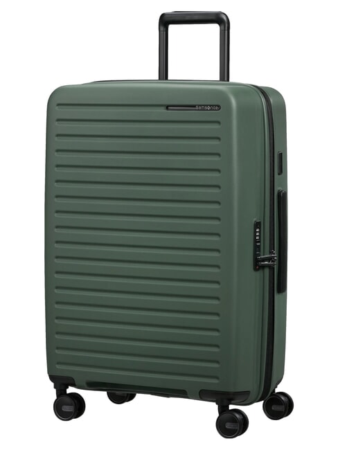 RESTACKD Mittlerer Trolley, erweiterbar Salbei - Harte Trolleys