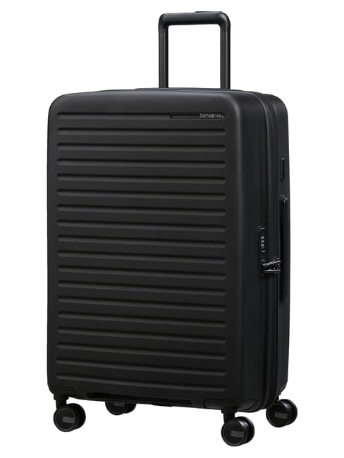 RESTACKD Mittlerer Trolley, erweiterbar SCHWARZ - Harte Trolleys