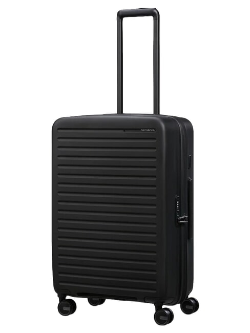 RESTACKD Mittlerer Trolley, erweiterbar SCHWARZ - Harte Trolleys