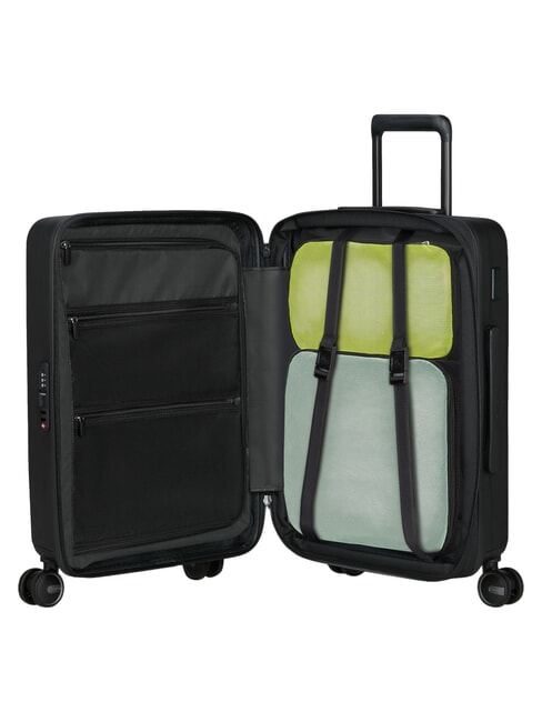 RESTACKD Trolley, erweiterbares Handgep&auml;ck SCHWARZ - Handgep&auml;ck