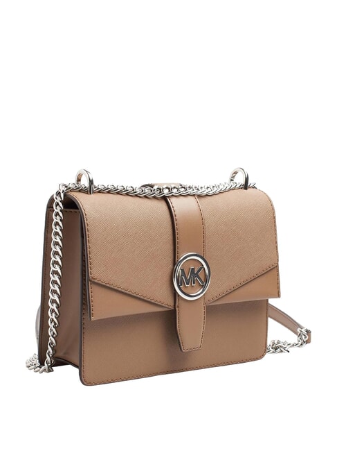 MK Mini-Schultertasche aus Leder Treibholz - Damentaschen