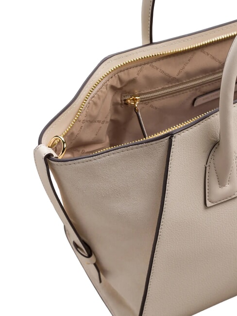AVRIL Handtasche mit Schulterriemen aus Leder Hellcreme - Damentaschen