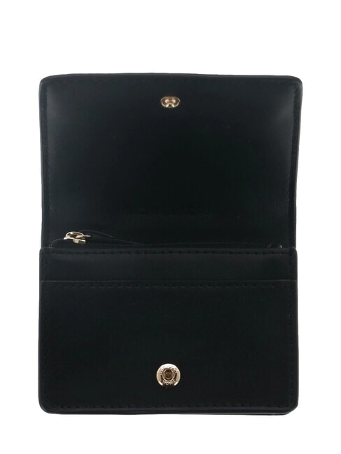 MK Damen-Ledergeldb&ouml;rse Schwarz - Brieftaschen Damen