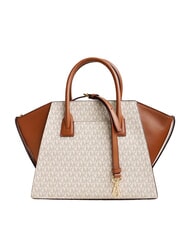 MICHAEL KORS LOGO Handtasche mit Schulterriemen Vanille - Damentaschen - 4