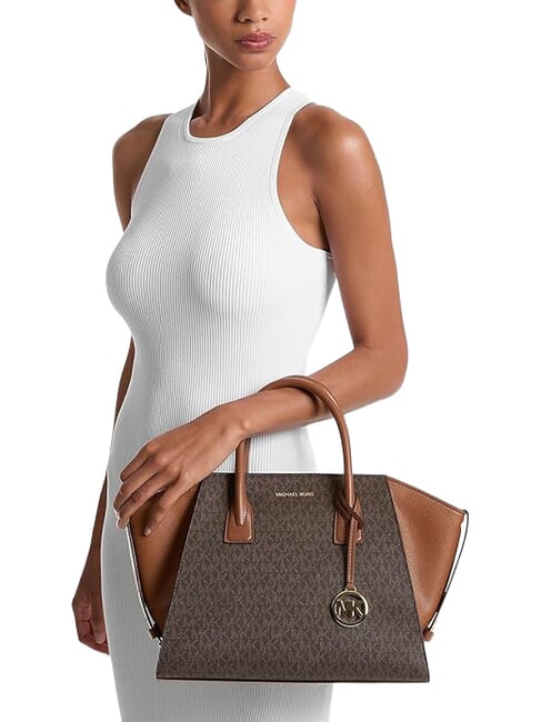 LOGO Handtasche mit Schulterriemen braun - Damentaschen