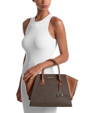 MICHAEL KORS LOGO Handtasche mit Schulterriemen braun - Damentaschen - 4
