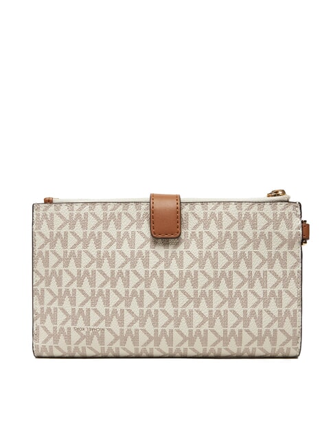 JET SET Clutch-Geldb&ouml;rse mit Handgelenktasche Vanille-Eichel - Damentaschen