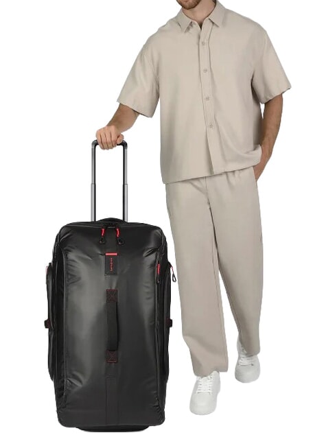PARADIVER LIGHT Gro&szlig;e Reisetasche mit Rollen SCHWARZ - Reisetaschen