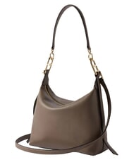 FURLA TONIE Kleine Ledertasche mit Schulterriemen schlammiges Grau - Damentaschen - 3