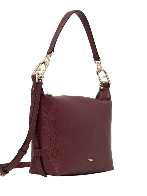 TONIE Kleine Ledertasche mit Schulterriemen roter Apfel - Damentaschen