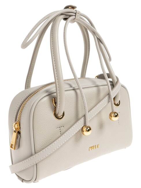 POPPY Mini-Handtasche mit Schulterriemen Steingrau - Damentaschen