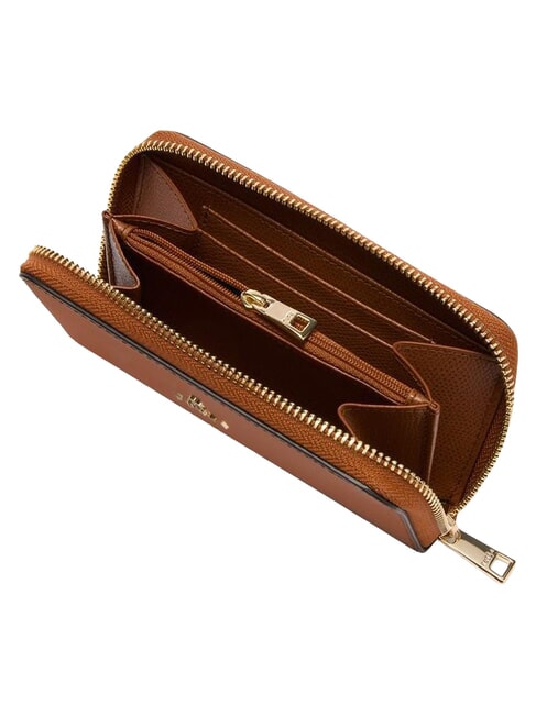 CAMELIA Rei&szlig;verschlussgeldb&ouml;rse aus Leder extra braun - Brieftaschen Damen