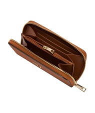 FURLA CAMELIA Rei&szlig;verschlussgeldb&ouml;rse aus Leder extra braun - Brieftaschen Damen - 2