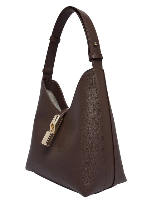 GOCCIA Schultertasche, Leder Schokolade - Damentaschen