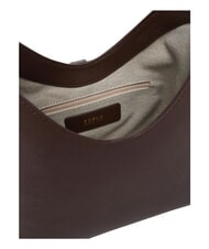 FURLA GOCCIA Schultertasche, Leder Schokolade - Damentaschen - 5