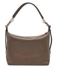 FURLA TONIE Schultertasche aus Leder mit Schulterriemen schlammiges Grau - Damentaschen - 4