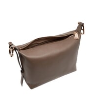 FURLA TONIE Schultertasche aus Leder mit Schulterriemen schlammiges Grau - Damentaschen - 5